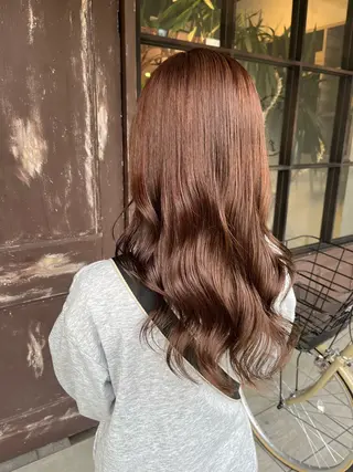 ロング カラー 川越 輝梨奈のヘアスタイル