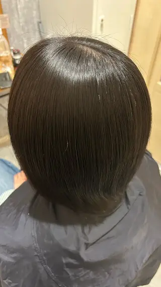 セミロング カラー 似合わせ 顔周りYUUGAのヘアスタイル