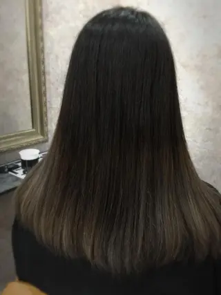 ロング メンズスタイル バレイヤージュ　齋藤のヘアスタイル