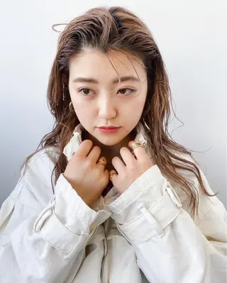 ロング fit stand /HIIRAGIのヘアスタイル