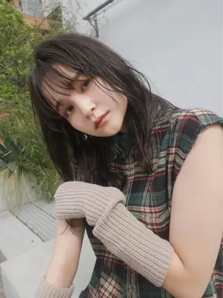 ミディアム カラー 💎髪質改善/艶カラ ー🌟加藤陸🌟のヘアスタイル