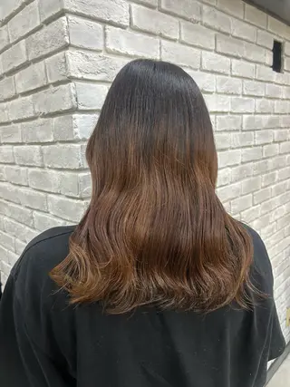 セミロング 小島 寧心のヘアスタイル