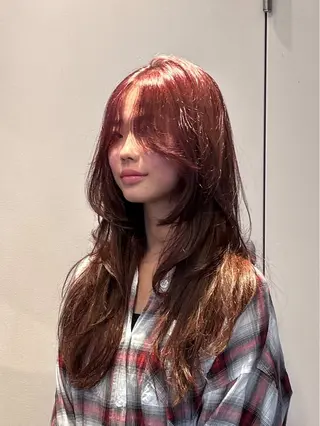 ロング カラー ナチュラル大人っぽい スタイル　MAORIのヘアスタイル