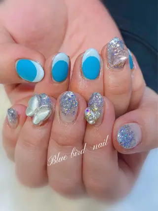 ネイル Blue bird  nailのネイルデザイン