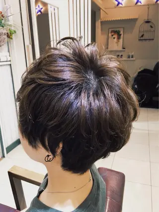 ショート メンズ 筒水 悠のヘアスタイル