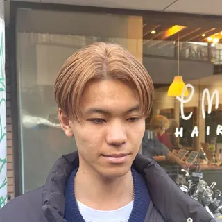 カラー メンズ ツヤ髪ハイトーン ×レイヤー🌝リオのヘアスタイル