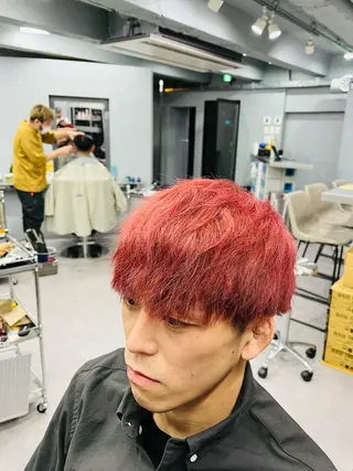ショート メンズ 池袋メンズパーマ フェード純平のヘアスタイル