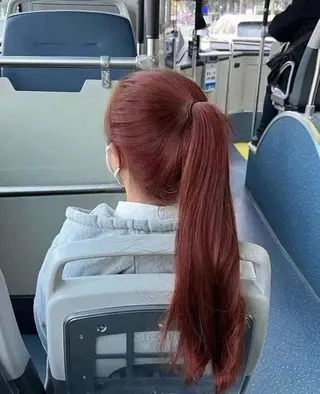 カラー うる艶ストレート♡透 明感カラー♡かずまるのヘアスタイル