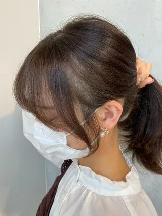 ロング カラー 【艶髪×韓国風】 毛流れ職人 RYOのヘアスタイル