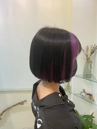 カラー 髪質改善カラー🤍 エクステ✨君島由実子のヘアスタイル