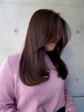 カラー 透明感🧼 カラー特化のヘアスタイル