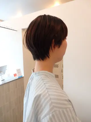 ショート 彩葉/ブリーチ/ カットモデル栄・伏見のヘアスタイル