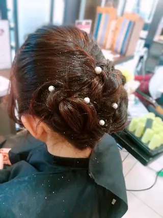 ヘアアレンジ ロング 栗田 由佳の眉毛・アイブロウイメージ