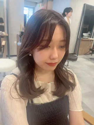 ミディアム KAEDE🎀 縮毛矯正＆パーマ特化のヘアスタイル