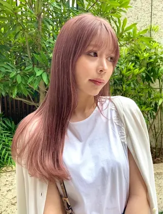 ロング カラー ハイトーン/デザイン hirokiのヘアスタイル