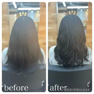 ロング Aguhair milo森山知幸のヘアスタイル