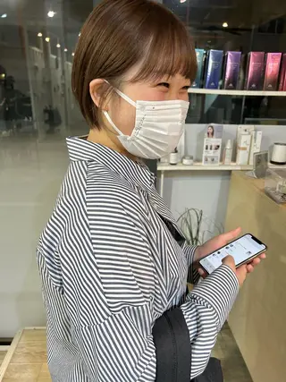 ショート 小林 朋花のヘアスタイル