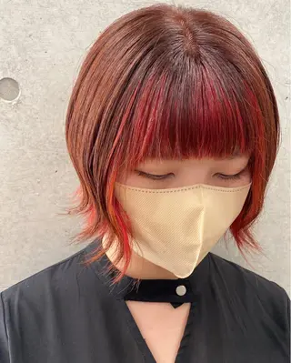 カラー レイヤー/ベージュ/ どますず🌺のヘアスタイル