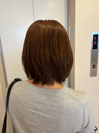 ミディアム Ha naのヘアスタイル