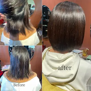 ミディアム パーマ 日高 香織のヘアスタイル