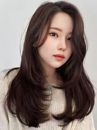 セミロング 映える顔まわり/前髪 特化 💗 ユキマのヘアスタイル