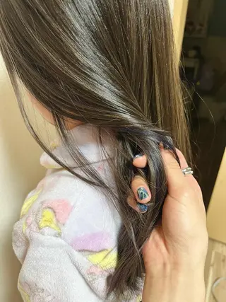 セミロング カラー キッズ カラースペシャリスト しょう🧑🏼‍🎨のヘアスタイル