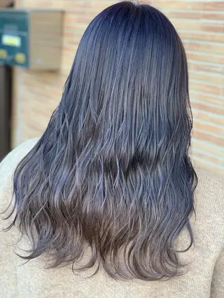 ロング メンズスタイル バレイヤージュ　齋藤のヘアスタイル