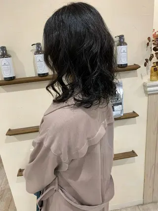 ミディアム 丹野 圭太のヘアスタイル