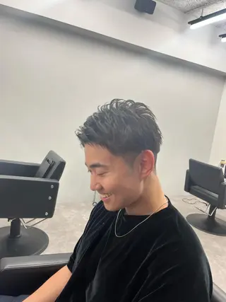 ショート メンズ 釜谷 健二郎のヘアスタイル