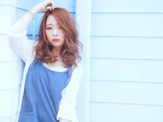 ロング 藤本 憲吾のヘアスタイル