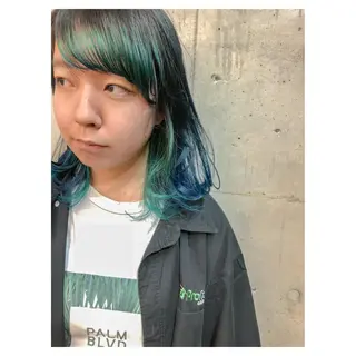 ミディアム カラー センスをお届けします 大谷将生infpのヘアスタイル