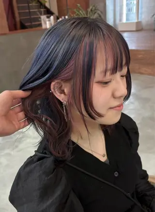 セミロング カラー 【sica】 チナのヘアスタイル