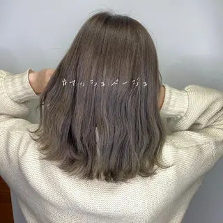 ミディアム カラー ヘアアレンジ 川上 麻梨阿のヘアスタイル