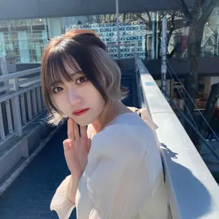 カラー ハイトーン職人 ♡中島凱人のヘアスタイル