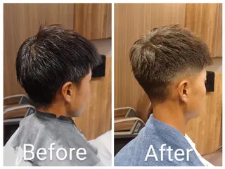 メンズ ショート BARBERSTAG 上拂恭平のヘアスタイル