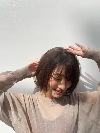 ショート 🍃透明感スタイル yu-ka🍃のヘアスタイル