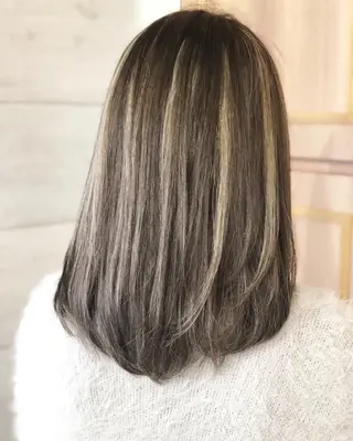 ミディアム カラー ヘアアレンジ 🌼圧倒的な口コミ数 BRAVE柏東口のヘアスタイル