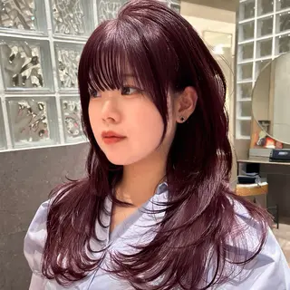 ロング カラー 🥇KEN /レイヤー/カラーのヘアスタイル