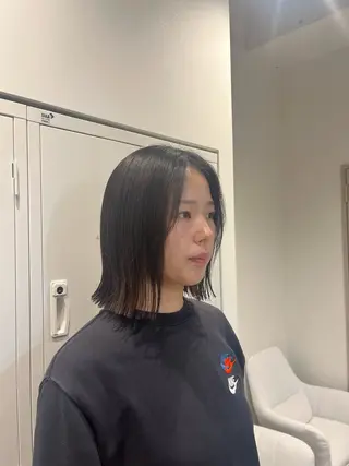 ミディアム 艶ボブ🌼 MAHOのヘアスタイル