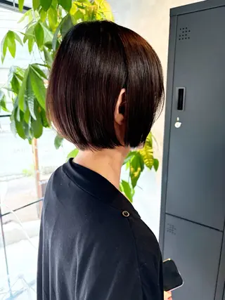 ショート 小山洋次/阪急茨木/ 透明感カラーショートのヘアスタイル