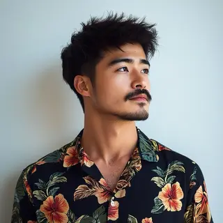 ショート 尭部 佑太のヘアスタイル