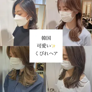 ミディアム パーソナルカラー lapiax阿部のヘアスタイル