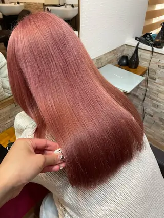 ロング カラー YUI/ ブリーチカラー🌷のヘアスタイル