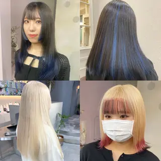セミロング カラー 前橋 姫奈のヘアスタイル
