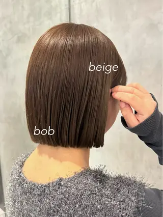 ショート カラー ヘアアレンジ 顔周りカット×透明感 カラー💫AINAのヘアスタイル
