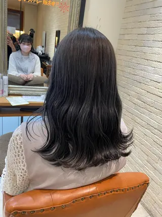 セミロング 亀川蓮 Agu hairのヘアスタイル