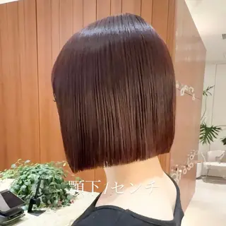 ミディアム カラー 田中航平/渋谷ボブ/ レイヤーボブのヘアスタイル