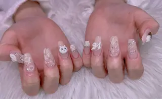 ネイル 長さだし専門店 M2　rikaのネイルデザイン