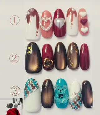 ネイル Noble Rose🥀のネイルデザイン