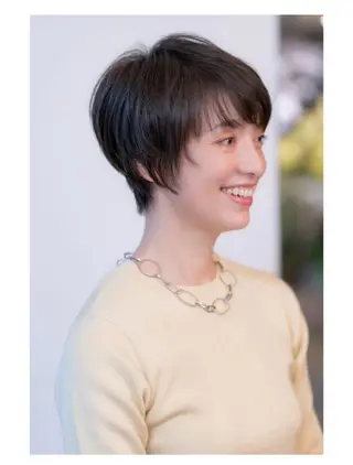 ショート 濱岡 寧々花のヘアスタイル